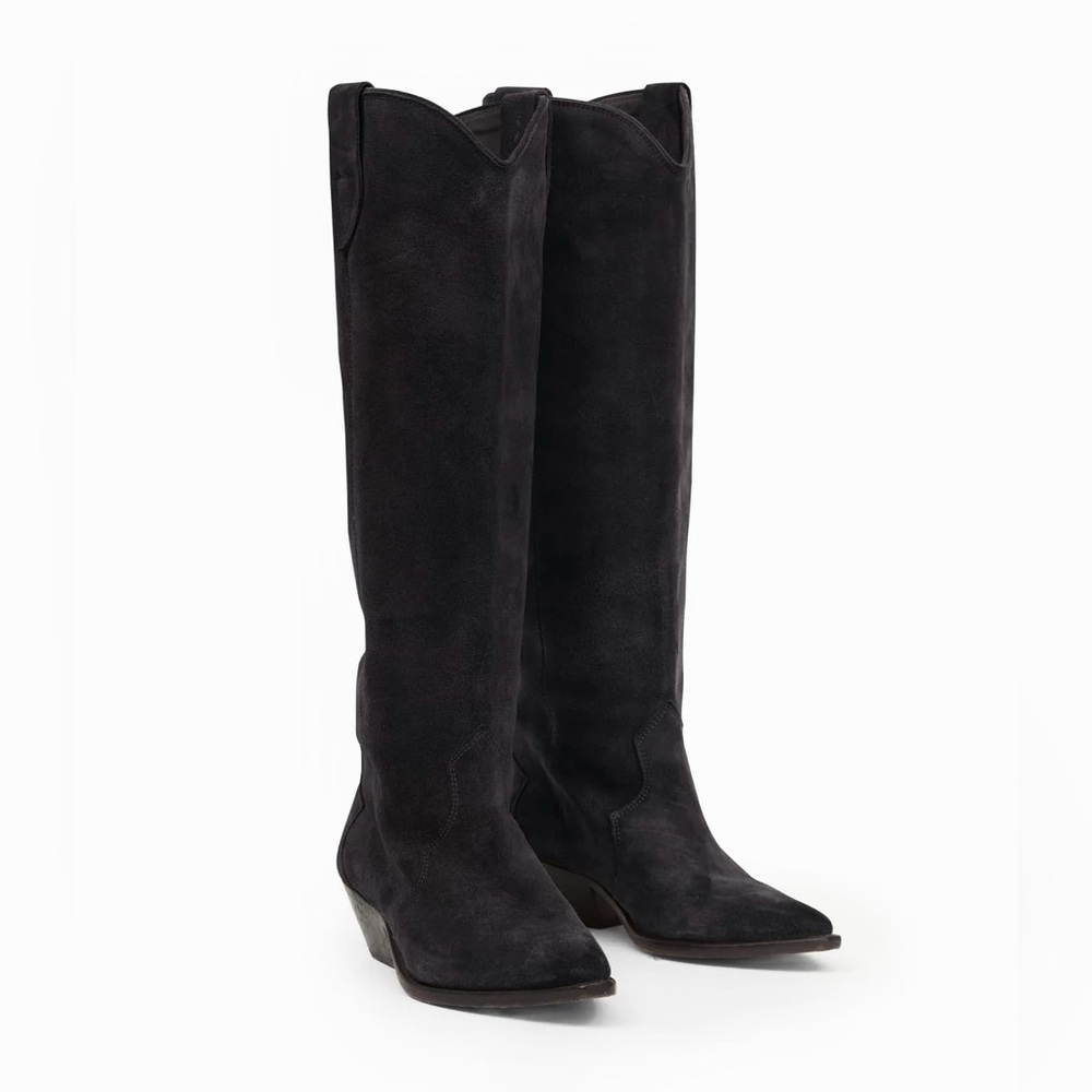 Isabel Marant black knee high boots